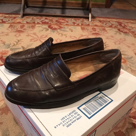 COLE HAAN LEATHER LOAFERS 10E - Picture 2 of 12